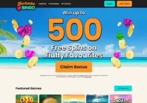 Barbados Bingo Website Screenshot