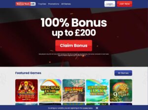 Online Slots UK Website Screenshot