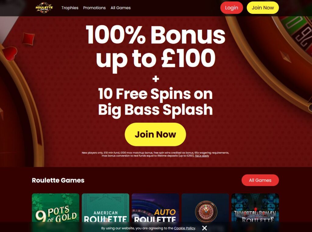 Roulette Online Casino Review