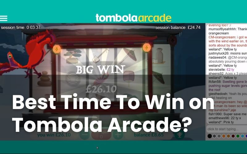 Best Time To Win Tombola Arcade