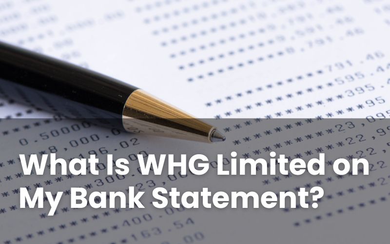 WHG Limited Bank Statement