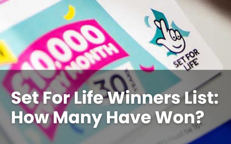 Set For Life Winners List